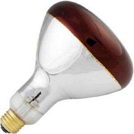 Norman Lamps 250 Watt Red Shatterproof Heat Lamp Bulb PFA-250R4010